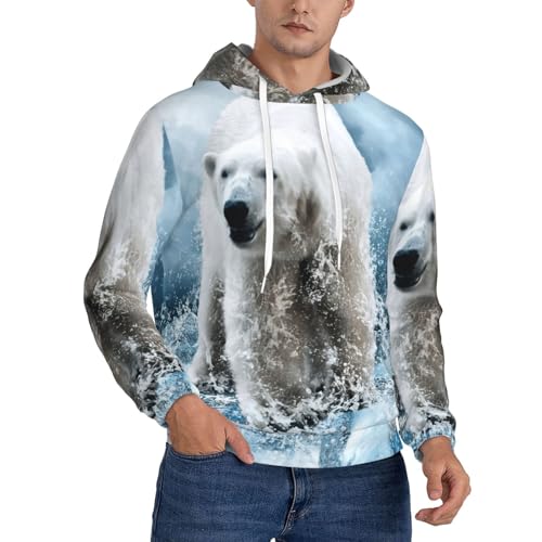 Sweat à capuche homme EdWal contre le froid avec style décontracté