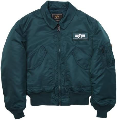 Alpha Industries CWU 45/P Men's Flight Jacket, Navy Blue : Amazon