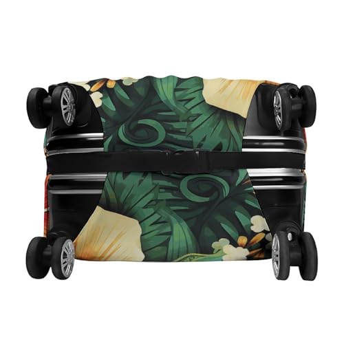 Travel Luggage Cover Washable Suitcase Cover Hawaiian Style Print Fashion Suitcase Protector Carry On Luggage Covers Protector Suitcase Fits 19"-32" Luggage 6