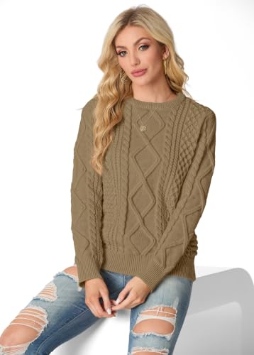 Image of GRECERELLE 2026 Womens Fall Winter Long Sleeve Casual Pullover Sweater Tops