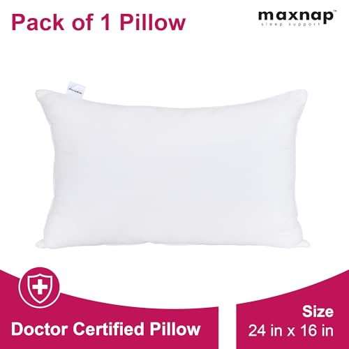 Image of Mischief Comfort Pillow | Sleeping Pillow | Bed Pillow | (16x24) inches | (41x61) cm | Made of Hollow Polyester Fiber | Swiss Cotton Fabric | Pillow Set of 1