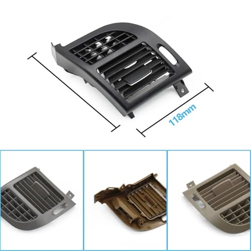 Grille climatisation W211 aération centrale avant pour Mercedes E220 E200 E300