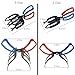 Generic Fish Grabber Fish Culling System, Fishing Grip Metal 3-Claw, Fish Catch Gear Tool, Fish Scales Grip Grabber, Stainless Steel Clip, for Most Freshwater Fish (2PCS,2 Claw+3 Claw)