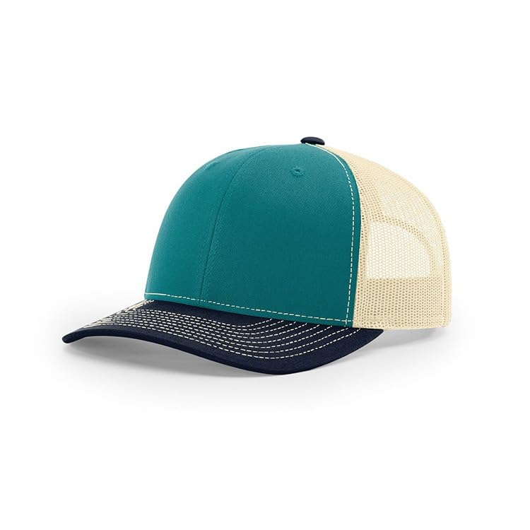 HaloHorus Trucker Hat for Men Women, Adjustable Athletics Baseball Cap for Running, Fishing, Hiking, Workout, P6-turquoise-khaki, One Size — image 1