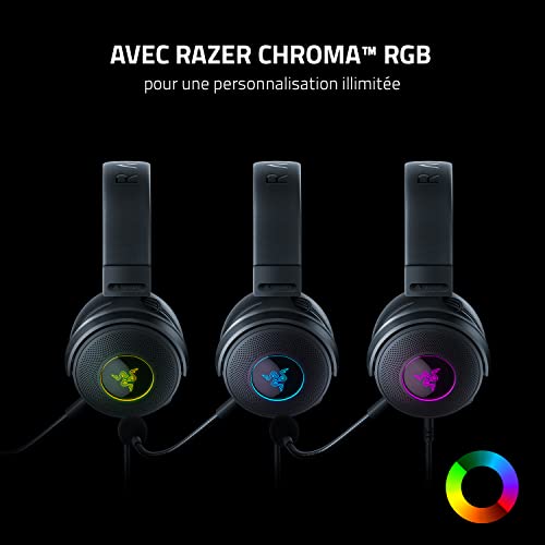 Casque gaming USB Razer Kraken V3 avec son spatial THX et RGB - 5