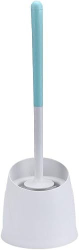 Miniatura 1 de Cepillo de inodoro de pie, cepillos de inodoro de limpieza profunda, cepillo de limpieza de inodoro de secado rápido y soporte, para inodoro de