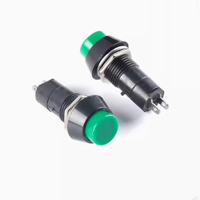 Interruptor de botón momentáneo 12mm PBS-11 de 2 pines sin bloqueo para proyectos DIY 4