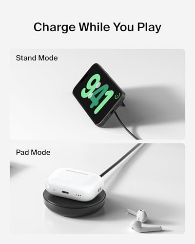 Image of Belkin Magnetic Wireless Charging Pad Qi2 15W w /Kickstand - MagSafe-Compatible Qi2-Certified Wireless Charger for iPhone 17, Samsung Galaxy S25, AirPods, & More w /Power Supply Included - Black