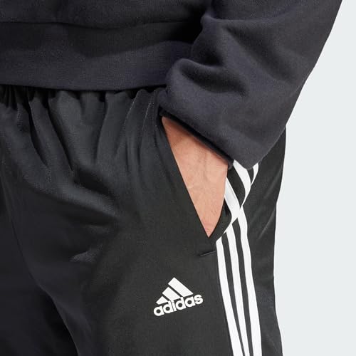 Adidas H46105 Mens Essentials Warm-Up Tapered 3-Stripes Track Pants thumb #2