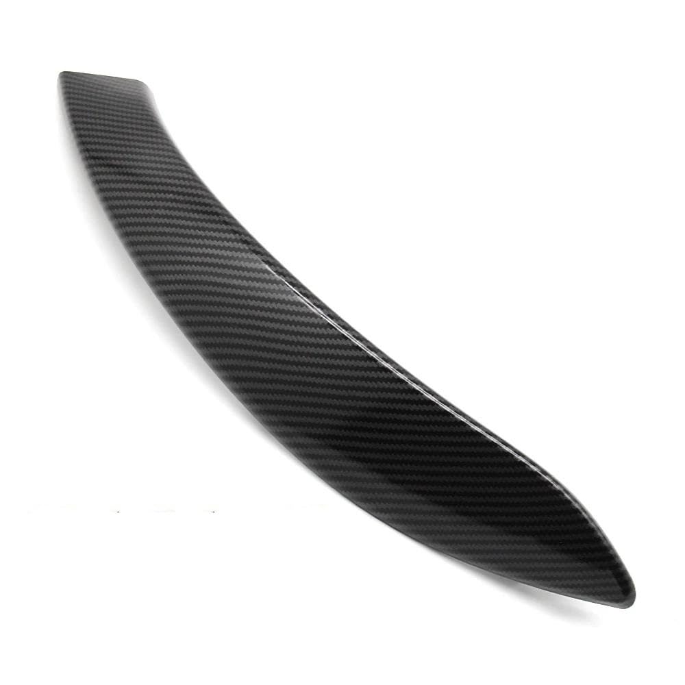 Gnitrims Carbon Fiber Right Garniture Panneau Couverture Poignée Porte Voiture Intérieure En Fiber Carbone Pour Série 3 4 F30 F31 F32 F33 F34 F35 F36 F80 F82 F83 2013-2018 (Carbon Fiber Right)