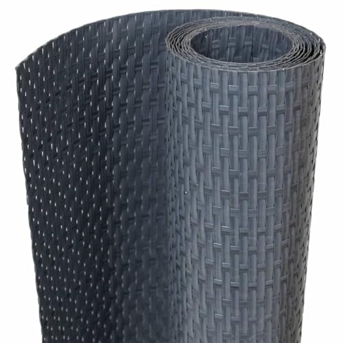 Pantalla para balcón de polirratán 300x80 cm: crea un rincón íntimo en tu terraza antracita 3