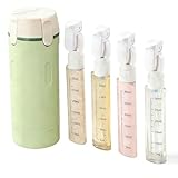 Genérico Botes Viaje Rellenables,Botellas Dispensadoras de Viaje Recargables 4...