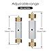 VideoPUP Cassette Repair Device/Electrical Box Repair, 118 Type Socket Cassette Repairer Fixing for Switch Box Electrical Accessories (10 Black Repair Tool+10 Screws+1 Wrench)-Gold