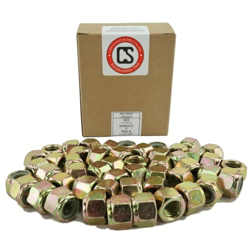 Chenango Supply 1/2-13 Grade 8 Nylon Insert Lock Nuts
