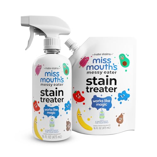 Image of Miss Mouth's Messy Eater Stain Treater - 16oz Spray and 16oz Refill Pouch