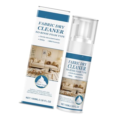 Generic Limpiador de Sofás de Tela, Quitamanchas Eficiente, Espuma sin Enjuague, Limpieza de Tapicería para Sofás, Almohadas, 3 uds., 100ML, para Uso Doméstico (100ml*3)