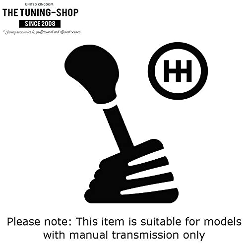 The Tuning-Shop Ltd Compatible with Shift Boot for Honda Civic Si FB6 FG4 2012-2015 Leather Red Stitching