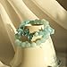 RONYOSTING Amazonite Healing Bracelet for Women - Yoga Jewelry with Butterfly Charm, Handmade Stretchy Round Beads Bracelet, Enhance Positive Energy
