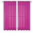 WPM 60 x 63-Inches Sheer Window Elegance Curtains/drape/panels/treatment, Pink