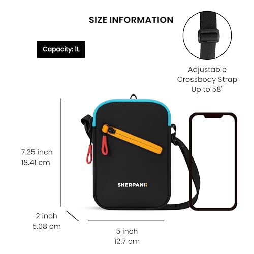 Image of Sherpani Rogue, Mini Crossbody Bag, Lightweight Shoulder Bag, Cross Body Purse, Crossbody Bags, Unisex Travel Gift