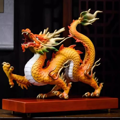 Statue en bronze dragon pour bureau et décoration de maison - 8
