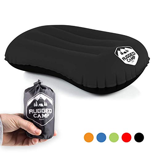 Camping Pillow - Ultralight Inflatable Travel Pillows - Multiple Colors - Compressible, Lightweight