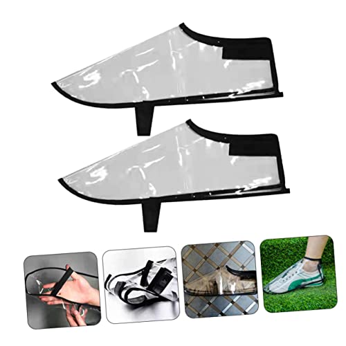 Fundas impermeables para botas DOITOOL, 5 pares, transparentes, reutilizables, para adultos, uso al aire libre miniatura 2