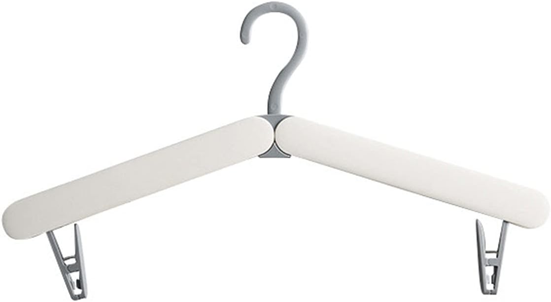 クリップ乾燥ラックの2ピースのハンガーフックabsトラベリング靴下のための折りたたみ