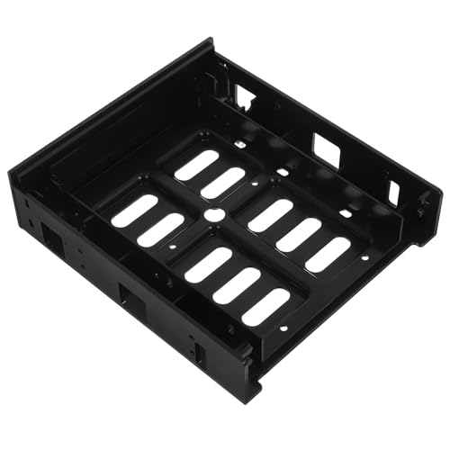 OSALADI 5.25 inch Front Bay Adapter Internal HDD Ssd Hard Drive Mounting Bracket Optical Drive Bay Converter for Desktop pc Storage Upgrade Ventilated Design 2 Pack