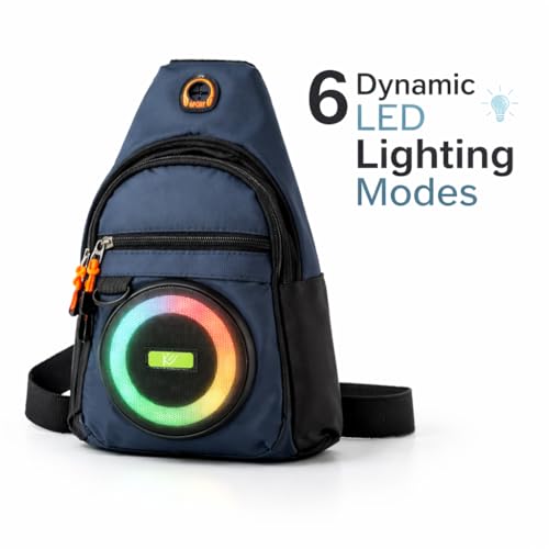 Image of VINSU Sling Bags for Men & Women | Sling Backpack for Men & Women | Anti-Theft Chest Bag with USB Charging Port | Travel Shoulder Bag