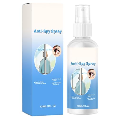 Spray de cristal esmerilado | 120 mililitros, efecto rápido, resistente a los rayos UV y efecto duradero, pintura en aerosol para ventanas, para casa, oficina, ducha, baño, puerta, inodoro