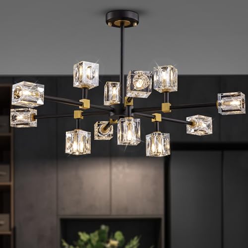 Krisosia 12-Light Crystal Sputnik