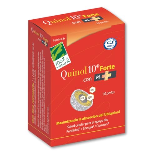 Ubiquinol Kaneka con Omega 3 NKO®   Quinol10® Forte con Tecnología PL+ para Máxima Absorción   Apoya la Fertilidad y la Salud Cardiovascular   Ideal para Deportistas   Coenzima Q10 30 Perlas