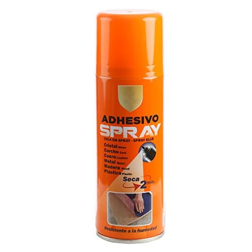 Spray Adhesivo Pegamento en Spray Multiusos Permanente al Secarse Resistente a la Humedad - 1 x 200ml