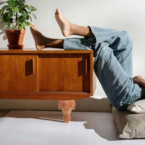 Patas de madera para sofá de 4 piezas en muebles de sala modernos 6