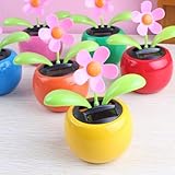 【Gran decoración】Estas flores solares son una gran decoración para tu escritorio, coche o cualquier lugar al que quieras añadir algo de encanto. Son únicos y considerados para colegas, amigos y familiares.