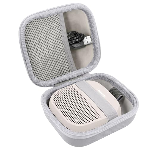 Image of for Bose New SoundLink Micro 2nd Gen Portable Bluetooth Speaker Hard Protective Case, Portable Travel Case with Carabiner (White) - co2CREA