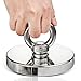 DIYMAG Super Strong Neodymium Fishing Magnets, 1500 lbs(680 KG) Pulling Force Rare Earth Magnet with Countersunk Hole Eyebolt Diameter 4.72 inch(120mm) for Retrieving in River and Magnetic Fishing