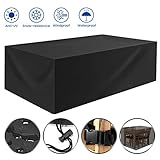 💗 【ACHTET AUF JEDES DETAIL】:Nähtechnologie: Die Abdeckhaube von Fothwell verwendet professionelle Nähtechnologie am Gelenk, die dauerhaft ist und nicht leicht beschädigt wird. Größe: 315 x 160 x 74 cm (124 