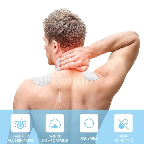 Image of Physiowell Sticky Ms /IFT /Tens /Slimmer Pads for Pain Relief (Slimmer Sticky Pads, Pack of 80)