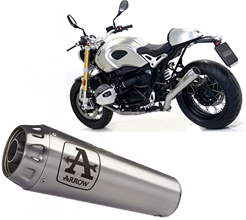 Escape Arrow Pro-Race Nichrom para BMW R Nine T 14-16: sonido de carreras y elegancia pura