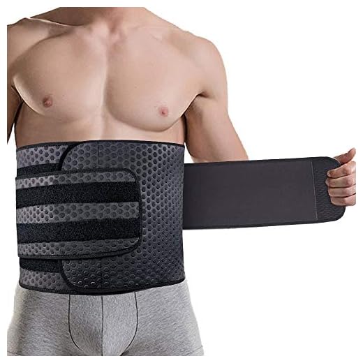 ZOHUMI Wasit Trimmer for Men, Neoprene Ab Belt Widening Waist Trainer with Double Adjusted Straps for Fitness and Back Support (XL 40-48inch)