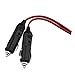 Produktbild 2x Auto 12V Zigarettenanzünder Stecker mit Kabel 10A Sicherung mit LED Licht Zigarre Buchse Stecker Verlängerungskabel