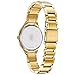 Citizen Women's Eco-Drive Dress Classic Diamond Watch in Gold-tone Stainless Steel, Silver Dial (Model: FE2102-55A)