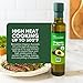 Benissimo Organic Avocado Oil, 8.45 Fl Oz · Cold-Pressed, USDA Organic, Non-GMO, Allergen-Free Premium Cooking Oil for Sautéing, Roasting, Baking & Salad Dressings