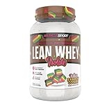 Musclesport Lean Whey Revolution™ Protein Powder - Whey Protein Isolate - Low Calorie, Low Carb, Low Fat, Incredible Flavors - 25g Protein per Scoop (2lb, Italian Rainbow Cookie)