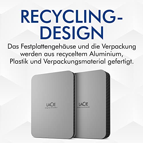 LaCie Mobile Drive Moon 2TB USB-C externe Festplatte