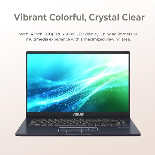 Image of ASUS 14 inch Vivobook Laptop • Intel Processor • FHD Display • 4GB RAM • 256GB SSD + 1TB Cloud Storage • 2026 Edition • WiFi • Bluetooth • HD Webcam • Windows 11 • Thin & Portable