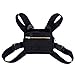 SRTYZ Tactique Gilet Pack Sac Hip Hop Fonction Poitrine Rig Packs Randonnée Taille Packs Mode Harnais Réglable Sac Hommes FemmesTactique Gilet Streetwear - Noir