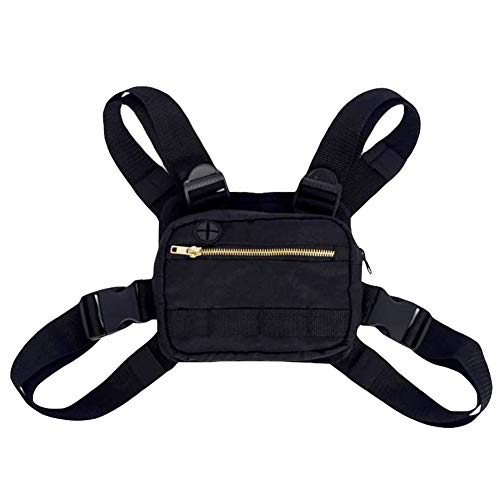 Marsupio Tattico Molle In CORDURA – Borsa Pettorale Multifunzione Per Escursionismo E Ciclismo (20x27.5x7.5 Cm, 0.47 Kg)